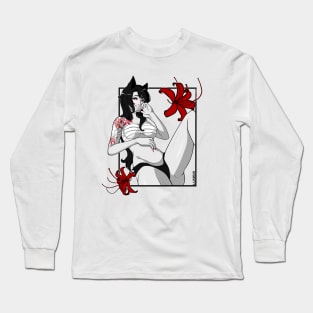 Spider Lily Kitsune Long Sleeve T-Shirt